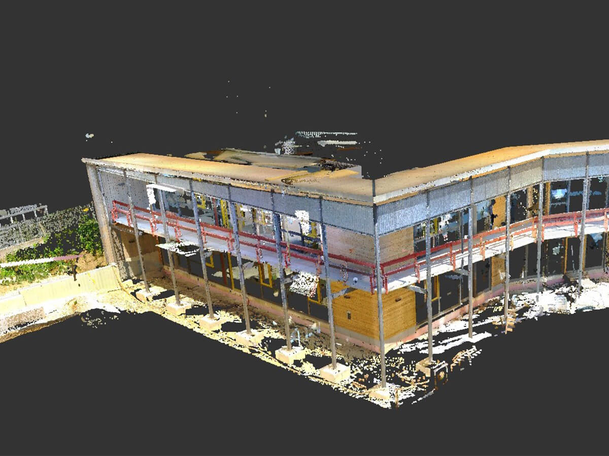 KiTa Gaimersheim, Punktwolke / 3D-Aufmaß