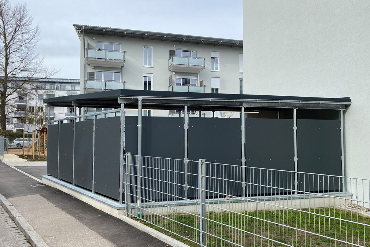 PLANUNGSBÜRO WEYERS | Referenzen | Müll und Fahrradhäuser 01