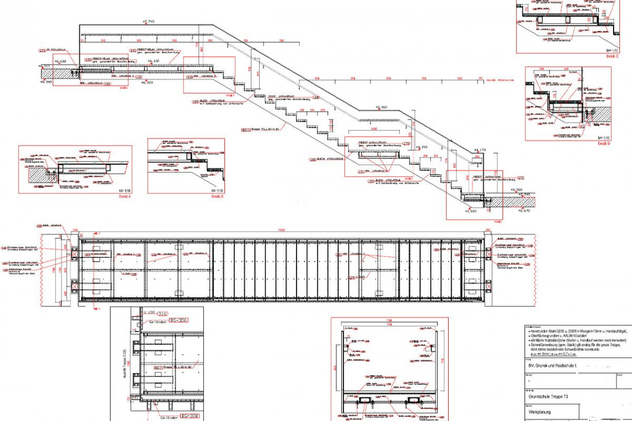 PLANUNGSBÜRO WEYERS | Referenzen | Stahltreppen 08